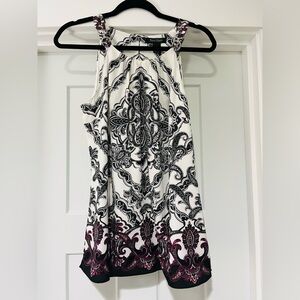 NWT. White House Black market sleeveless blouse. Size 10, medium.